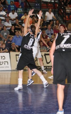Doron showing Ramla's in-your-face defense