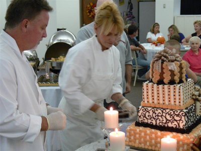 Bud & Pam Johnson, the caterers