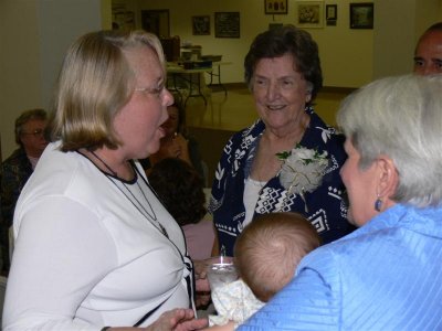 Susan Tuke, Bonnie, Diana with baby