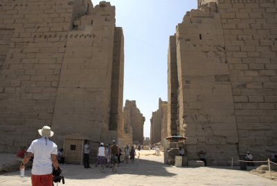 L'entre du temple de Karnak