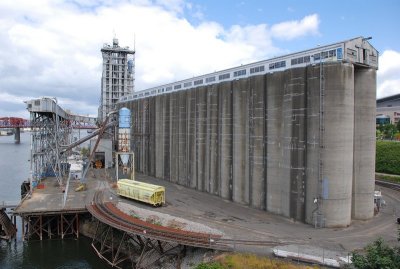 Grain Elevators along the Willamette River, Portland