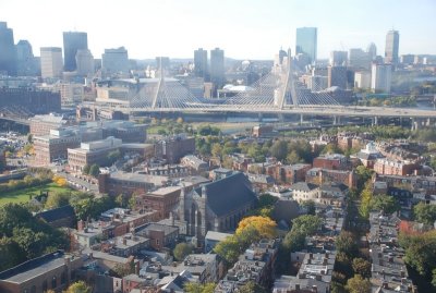 View from Bunker Hill Monument, Boston