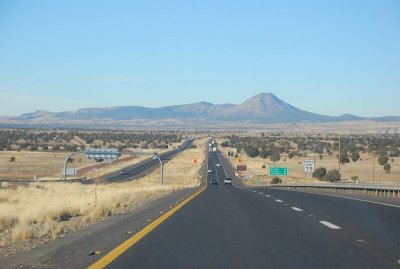 Interstate Hwy 40 has replaced this portion of Route 66 near Ash Fork, Arizona