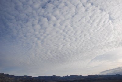 Cloud formations, Panamint Valley