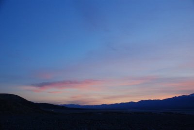 Sunset near Golden Canyon