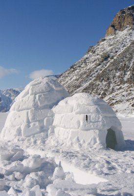 Igloo's final version, Swiss Bay of Sam Ford Fiord