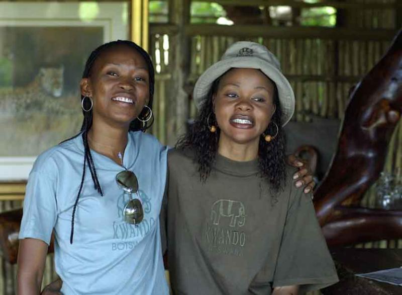 Victoria and friend, kwara staff