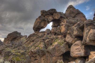 badlands lava arch