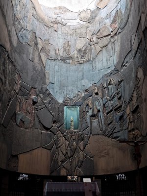 Decoracin del bside, retablo de Lucio Muoz