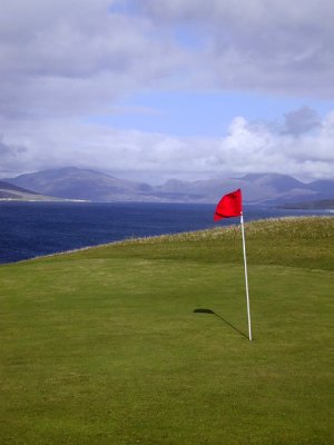 The 3rd Green with Sron Scourst behind.jpg