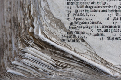 Antiek Psalmenboek met ezelsoren