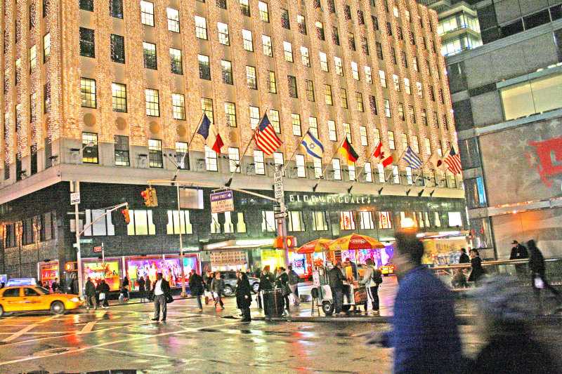 60th street and Lexington Avenue, Bloomingdales, NYC