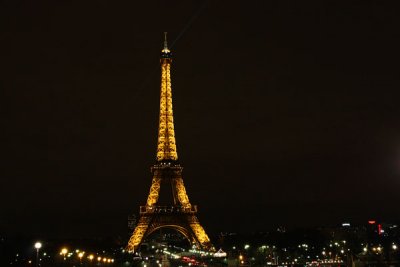 Eiffel Towet at night