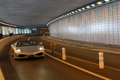 The Tunnel with a Ferrari F430