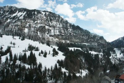 View from the Golden Pass Panoramic train