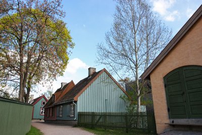 Recreated 18th/19th century city in Norsk Folkemuseum
