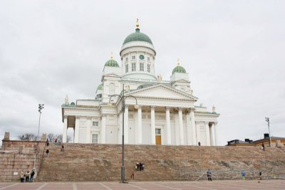 Around Senate Square and the Sibelius Monument. 14 May 2009.