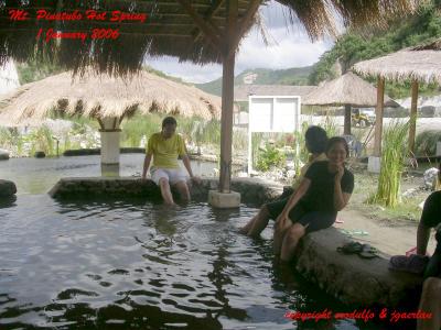 Mt. Pinatubo hot spring