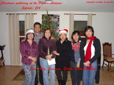 Xmas 2005 get together in Dizon's residence in Sylmar, CA