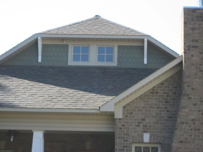 North side top detail
