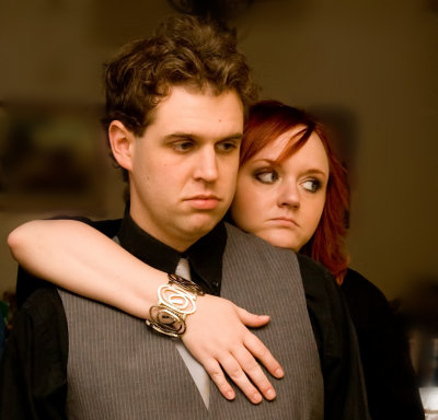 Arm around