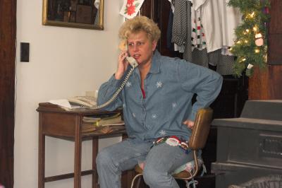 Kay talking to Josh