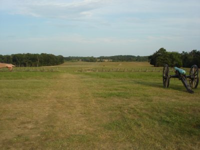 1st Manassas. Looking towards Buck Hill