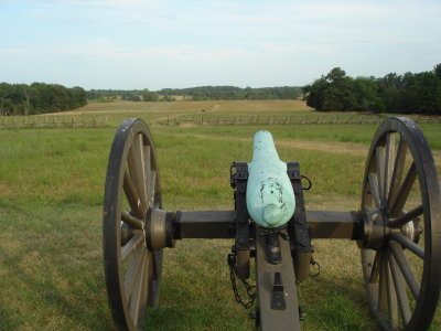 1st Manassas. Looking towards Buck Hill