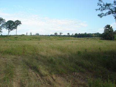 Stoney Ridge in back, Confederate strongpoint