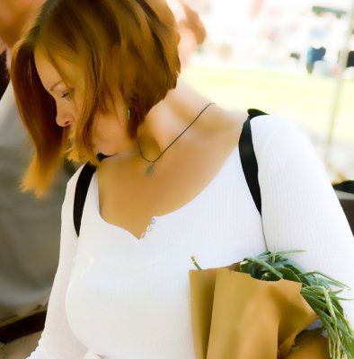 Young Woman with Onions