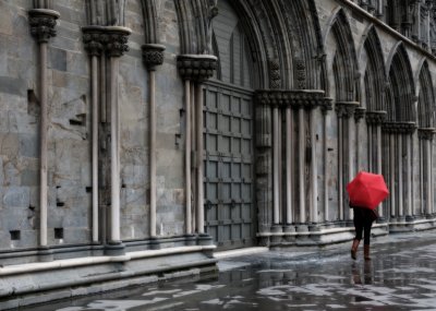 Red umbrella