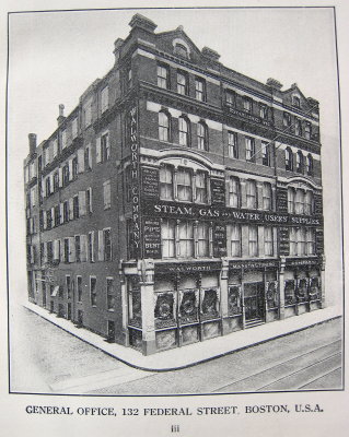 General Office 132 Federal Street Boston - 1913 Catalog