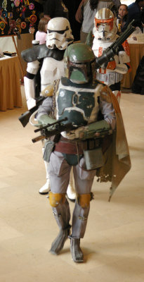 Run!  It's Boba the bounty hunter !