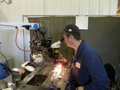 Laser Welder.jpg My friend Bob laser welding