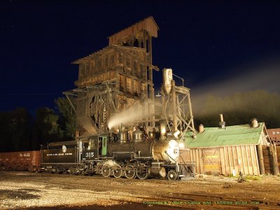 315 by night in Chama, NM