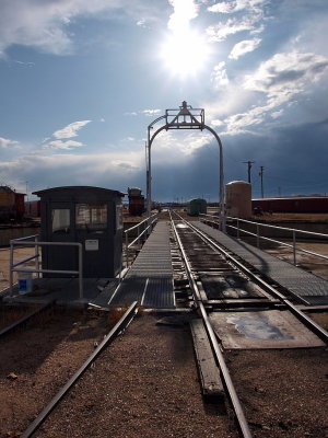 Turntable at UP Steam, Cheyenne, WY
