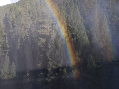 'Artificial' rainbow