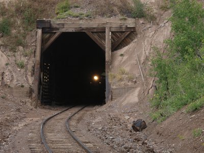 Coming through Mud Tunnel
