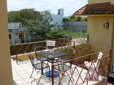 Outside Patio with Neighborhood Views