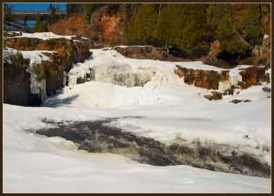 Gooseberry Falls in Winter