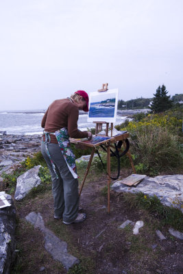 Sept. 9: At Pemaquid there's an art class meeting to paint...