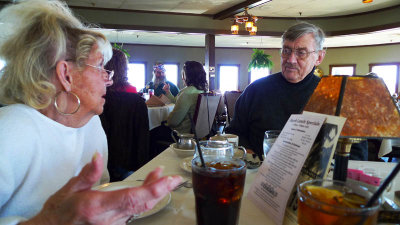 March 6: We meet Mary Lee in Portland for lunch.