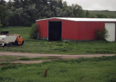 Another red barn.