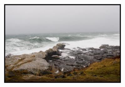 January 18, and it's a storm...60 mph gusts with 18-20 foot waves...