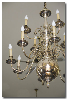 ...a large chandeliere.