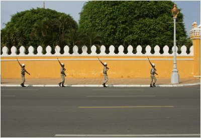Changing of the guard-Phnom Penh