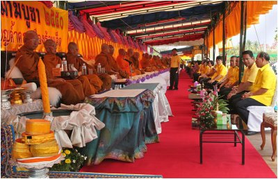 Monks assembly and civil servants-Roi Et