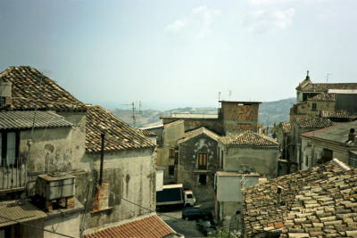 The rooftops of Caulonia Superiore