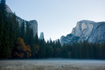 Eastern Yosemite Valley at dawn