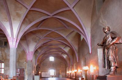 Vaulting from the Tabor City Hall